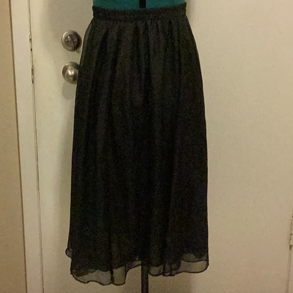 Vintage 80’s Tarazzia multi layer Chiffon Skirt Small - Picture 1 of 7